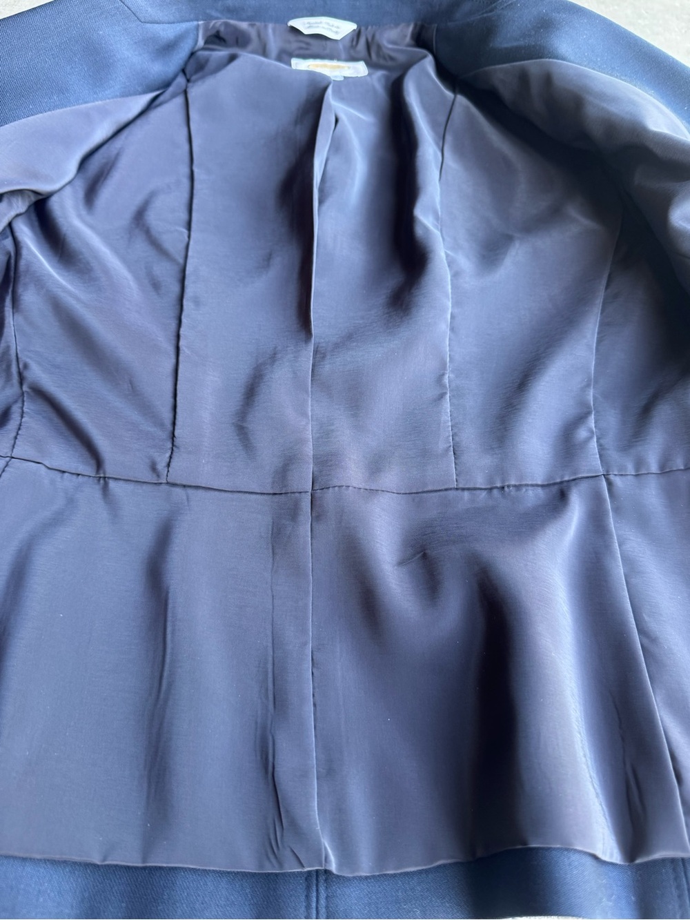 Talbots Navy Wool Single-Button Women's Blazer 6 Petite Tailored Professional - Picture 16 of 16